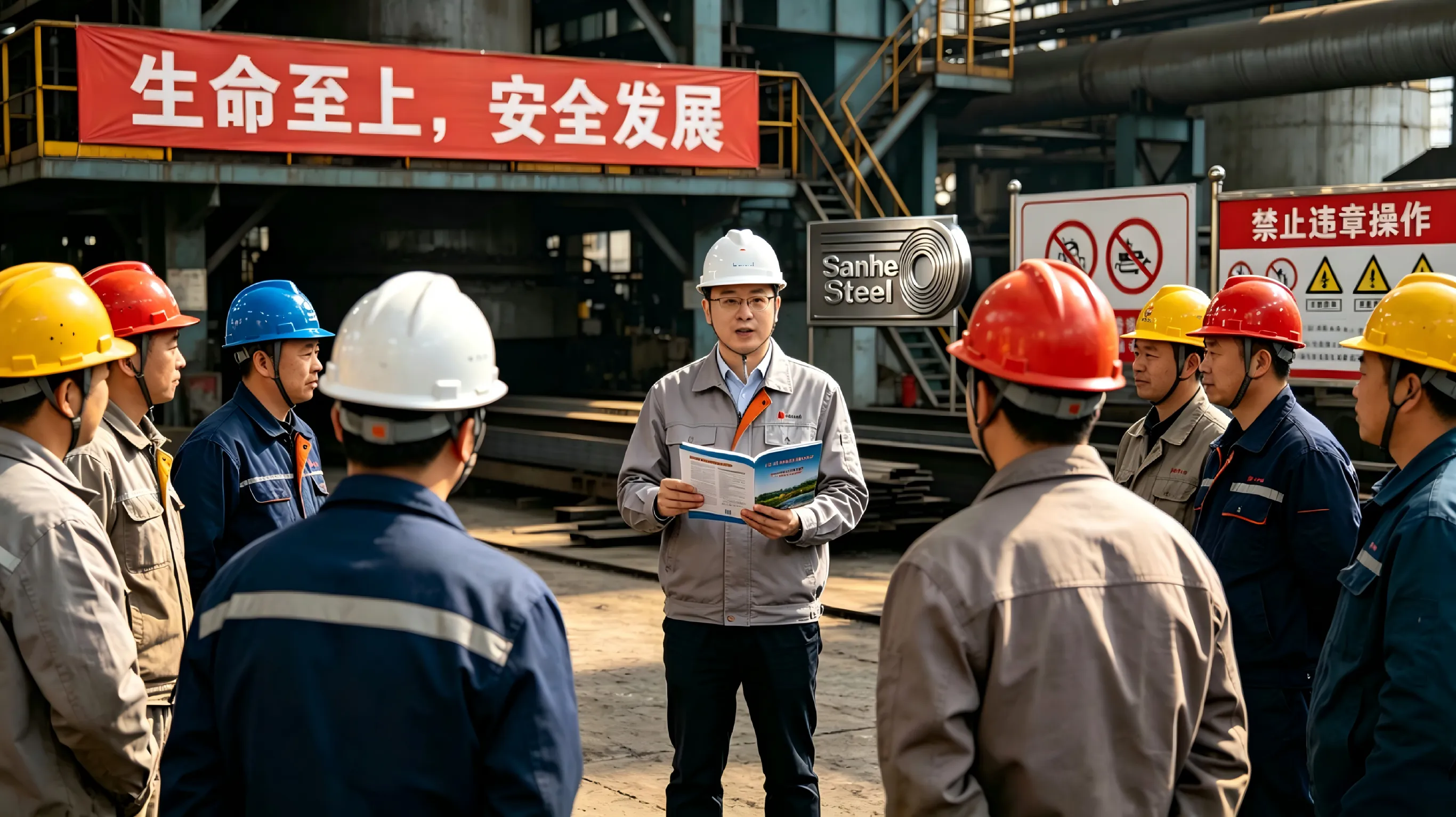 Pagpapalakas sa Bottom Line ng Safety Production at Pagpapalakas sa Espesyal na Safety Rectification Work sa Steel Plate at Coil Workshop