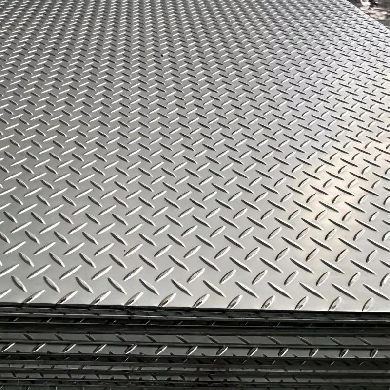 Anti-Slip Diamond Pattern Checkered Steel Plate